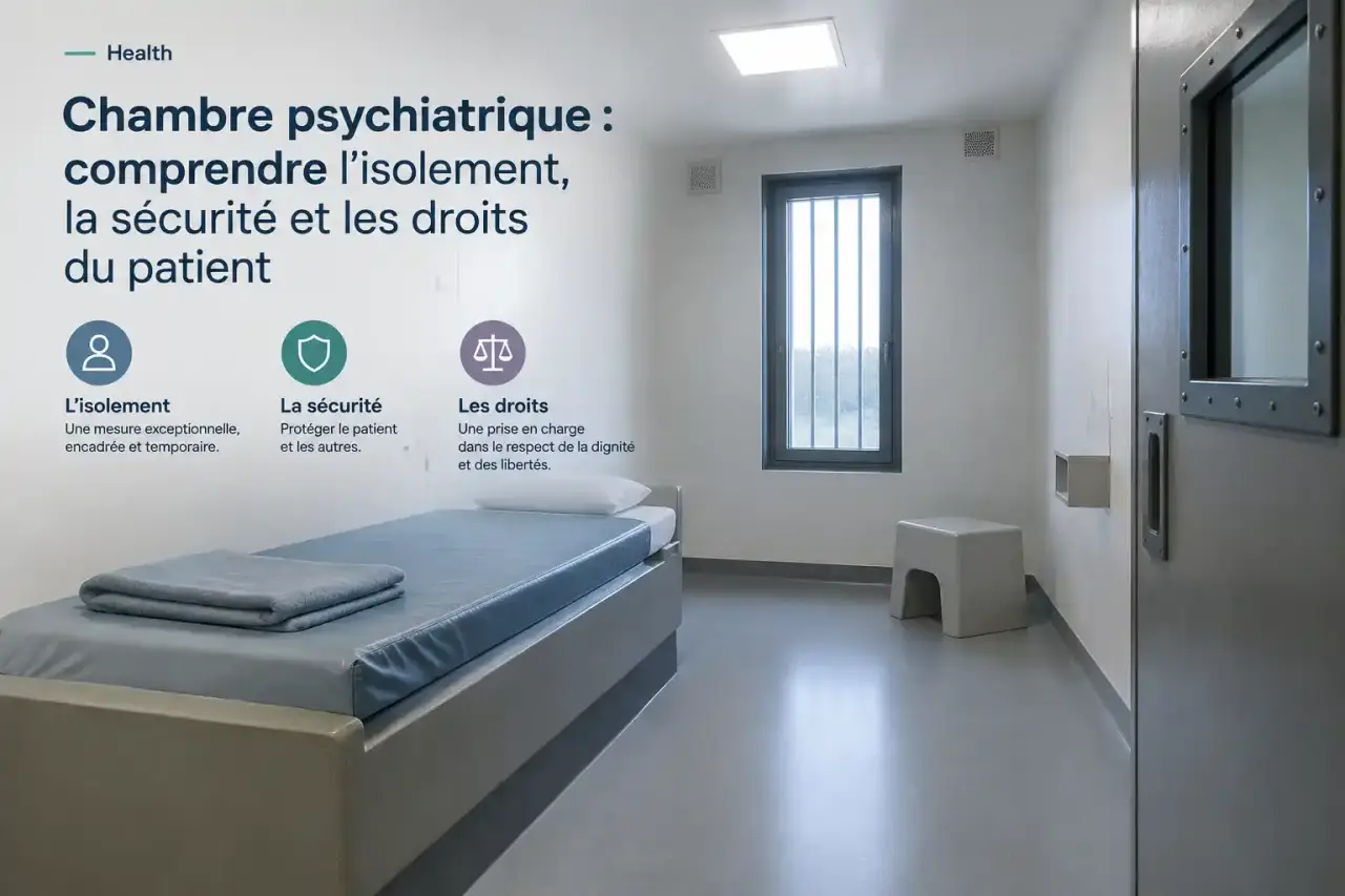 Chambre psychiatrique : comprendre l’isolement, la sécurité et les droits du patient